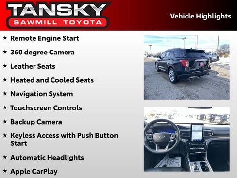 Used 2023 Ford Explorer Platinum w/ Technology Package image 10