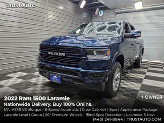 Used 2022 RAM 1500 Laramie w/ Sport Appearance Package AWD/4WD video 1