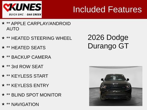 Used 2026 Dodge Durango GT AWD/4WD image 2