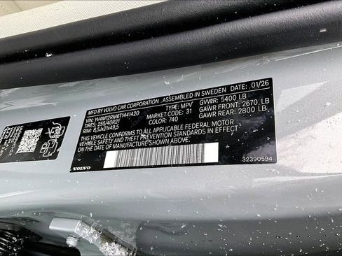 New 2026 Volvo XC60 B5 Ultra w/ Protection Package Premier image 14