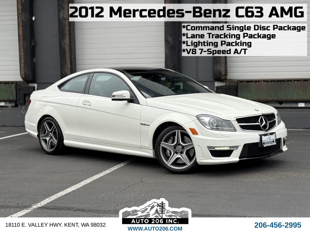 Used 2012 Mercedes-Benz C 63 AMG Coupe image 1