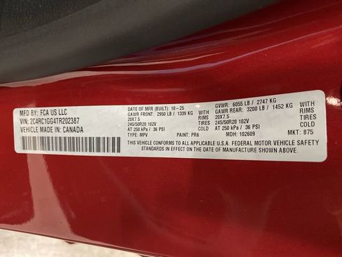 New 2026 Chrysler Pacifica Limited w/ S Appearance Package image 12