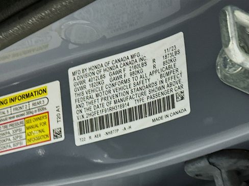 Used 2024 Honda Civic Touring image 12