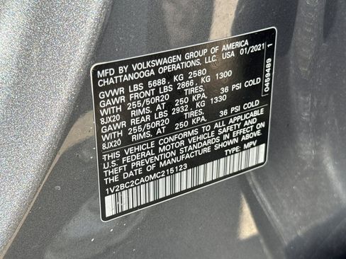 Used 2021 Volkswagen Atlas Cross Sport SEL AWD/4WD image 29