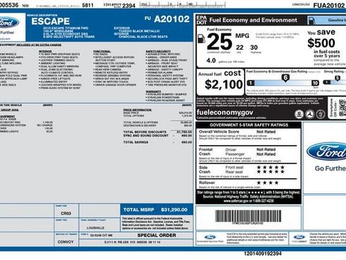 Used 2015 Ford Escape Titanium image 2
