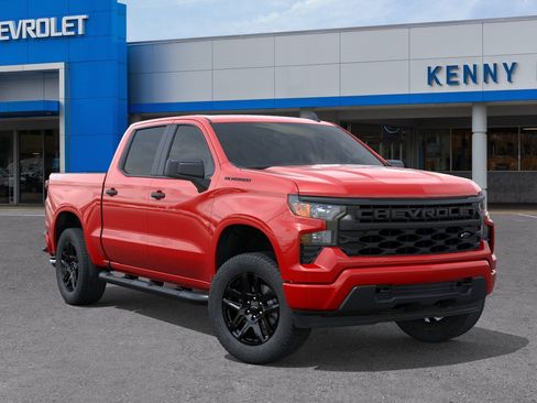 New 2026 Chevrolet Silverado 1500 Custom w/ Turbomax Blackout Package AWD/4WD image 7
