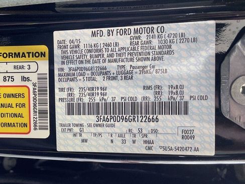 Used 2016 Ford Fusion Titanium AWD/4WD image 31