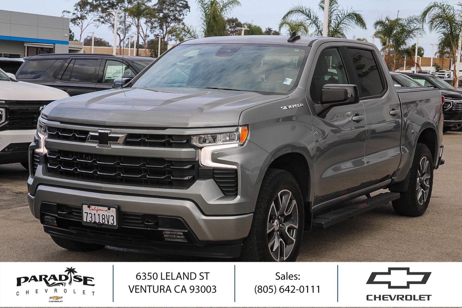 Used 2023 Chevrolet Silverado 1500 RST w/ LPO, Liner Protection Package RWD image 1