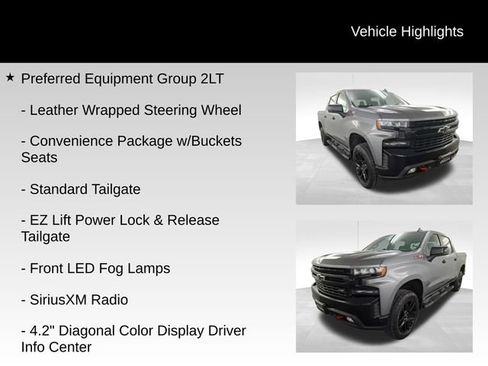 Used 2021 Chevrolet Silverado 1500 LT Trail Boss w/ LPO, Dark Essentials Package AWD/4WD image 20