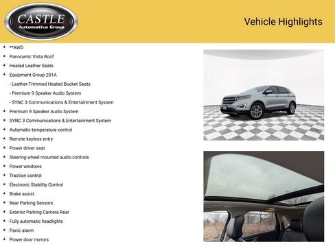 Used 2018 Ford Edge SEL w/ Equipment Group 201A image 4