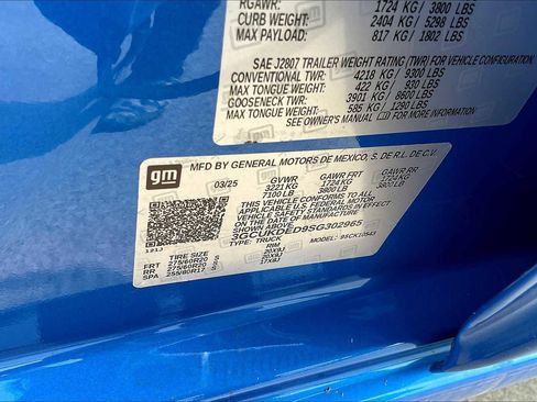 Used 2025 Chevrolet Silverado 1500 LT w/ Leather Package AWD/4WD image 22