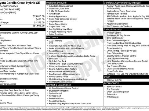 Used 2025 Toyota Corolla Cross AWD Hybrid image 7