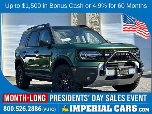 New 2025 Ford Bronco Sport Badlands w/ Sasquatch Badlands Package image 1