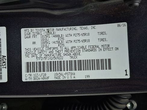 Used 2016 Toyota Tundra TRD Pro AWD/4WD image 29