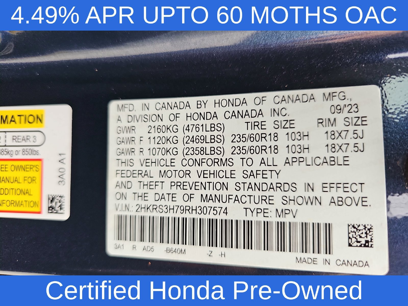 Certified 2024 Honda CR-V EX-L image 40