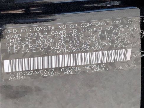 Used 2021 Lexus IS 350 F Sport w/ Accessory Package RWD image 21