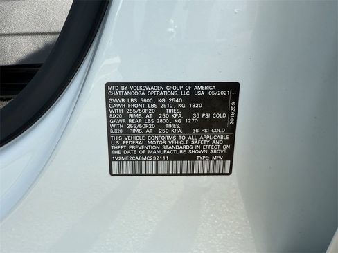 Used 2021 Volkswagen Atlas Cross Sport SE w/ V6 Towing Package image 29