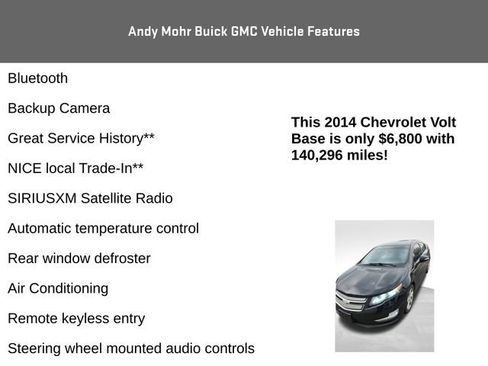 Used 2014 Chevrolet Volt Premium w/ Premium Trim Package image 4