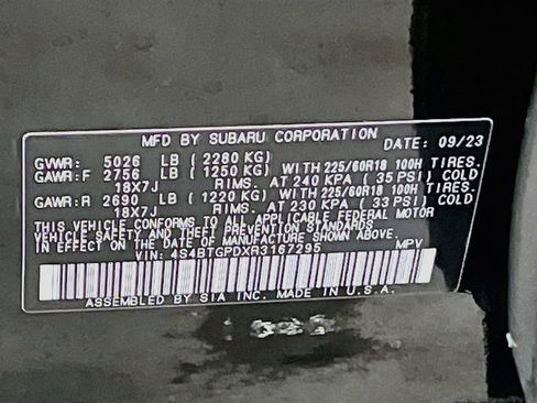 Used 2024 Subaru Outback Touring XT image 34