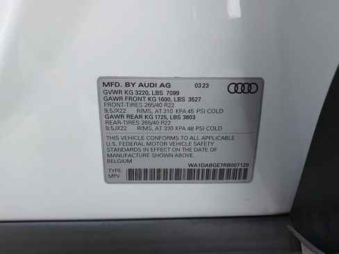 Used 2024 Audi Q8 e-tron Prestige w/ Prestige Package AWD/4WD image 41
