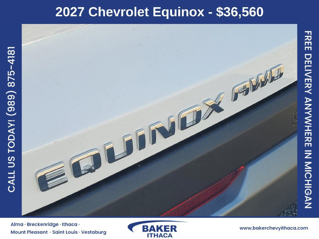 New 2027 Chevrolet Equinox LT w/ Convenience Package II AWD/4WD image 5
