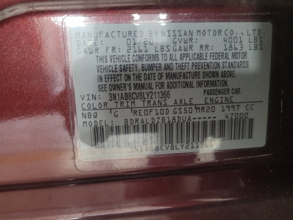 Used 2020 Nissan Sentra SV w/ Trunk Package FWD image 33
