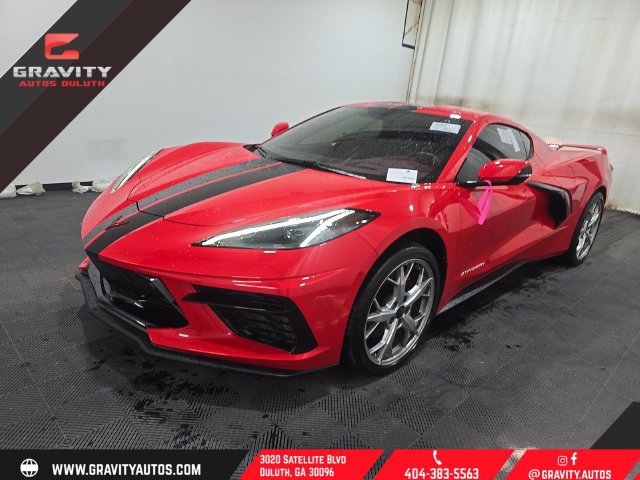 Used 2021 Chevrolet Corvette Stingray Premium Cpe w/ Z51 Performance Package RWD image 1