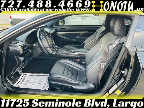 Used 2015 Lexus RC 350 w/ F Sport w/Summer Tires RWD image 12