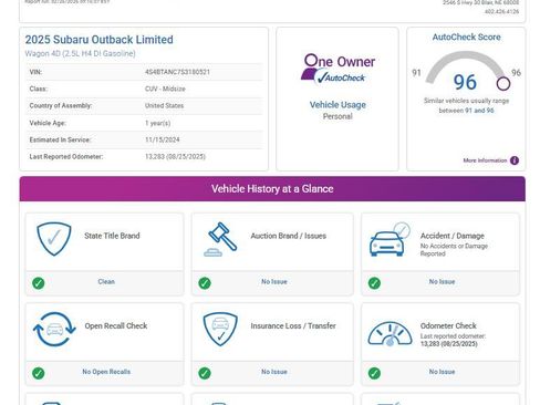 Used 2025 Subaru Outback Limited image 21