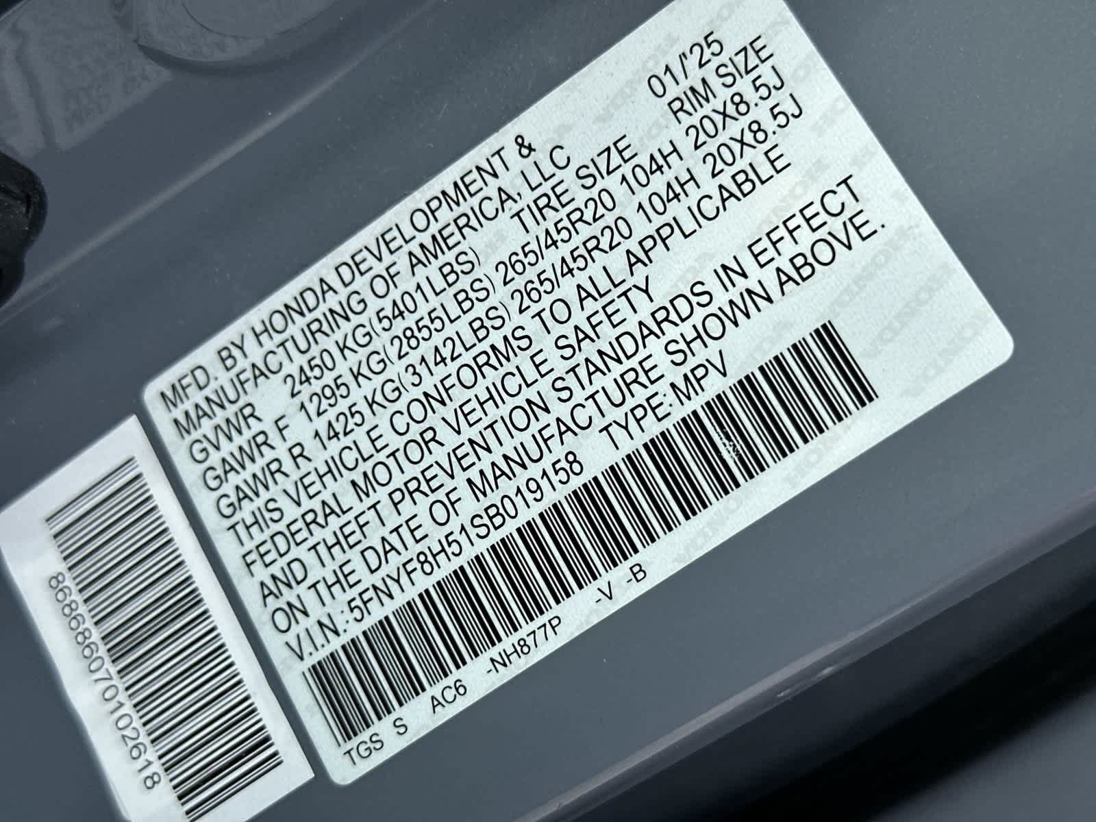 Used 2025 Honda Passport EX-L image 22