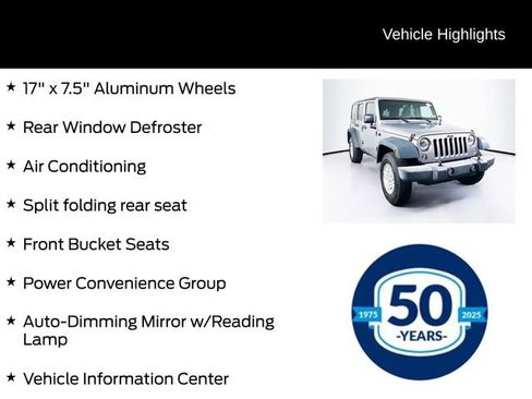 Used 2016 Jeep Wrangler Unlimited Sport w/ Quick Order Package 24S AWD/4WD image 11