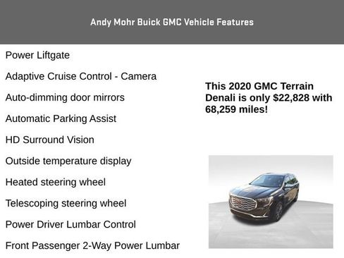 Used 2020 GMC Terrain Denali w/ Denali Premium Package image 16
