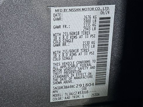 Used 2024 Nissan Pathfinder SV image 12