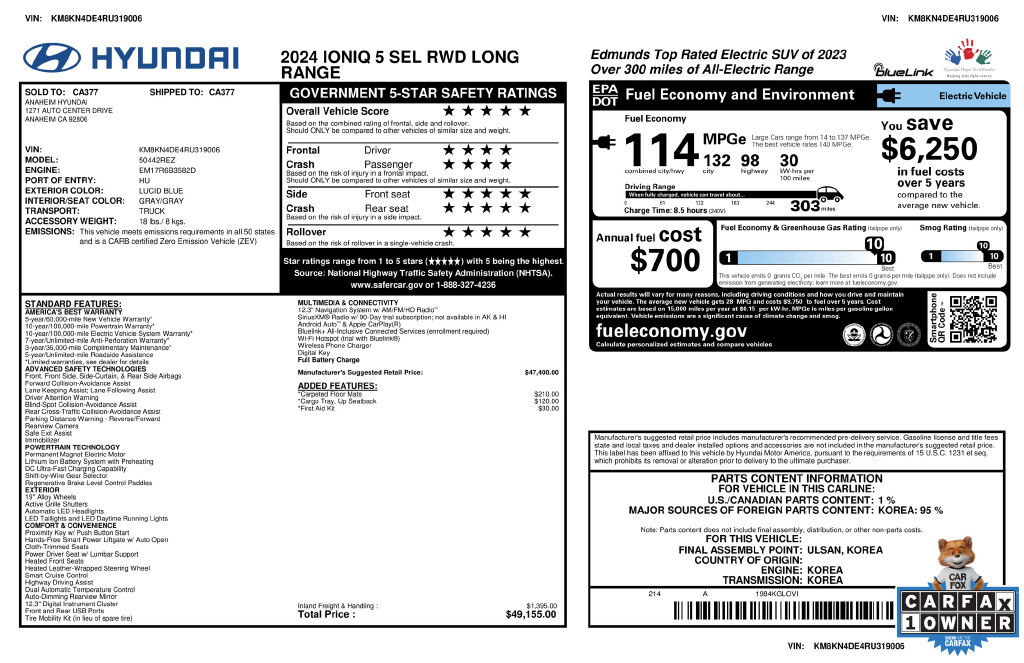 Used 2024 Hyundai Ioniq 5 SEL RWD image 4