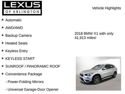 Used 2018 BMW X1 xDrive28i AWD/4WD image 8