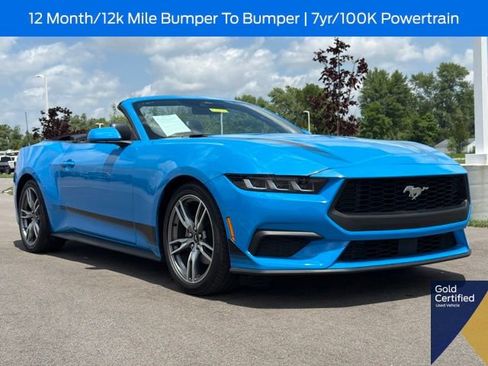 Used 2024 Ford Mustang Premium w/ Wheel & Stripe Package RWD image 2