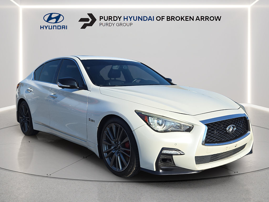 Used 2018 INFINITI Q50 Red Sport 400 w/ Proactive Package RWD image 1