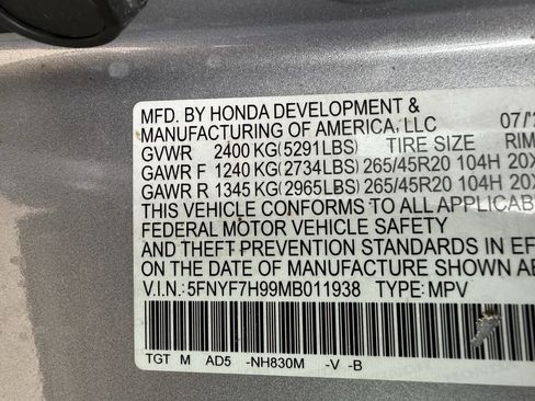 Used 2021 Honda Passport Touring image 34
