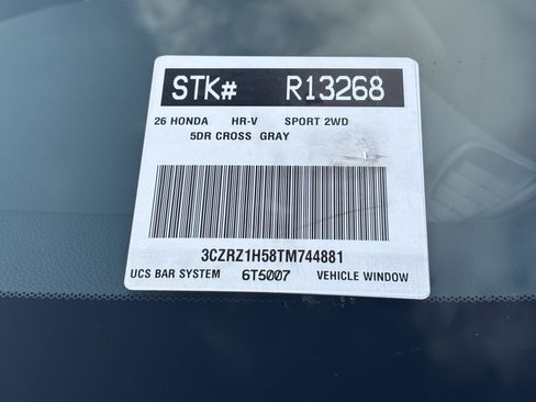 Certified 2026 Honda HR-V Sport image 30