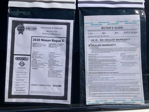 Used 2020 Nissan Rogue S w/ Special Edition Package FWD image 37