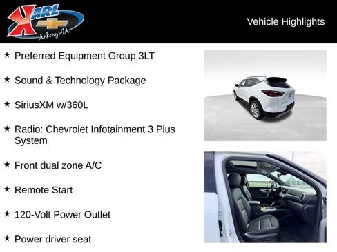 Certified 2022 Chevrolet Blazer LT w/ Sound & Technology Package AWD/4WD image 2