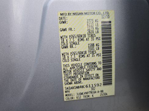 Used 2011 Nissan Pathfinder LE w/ Navigation Pkg image 54