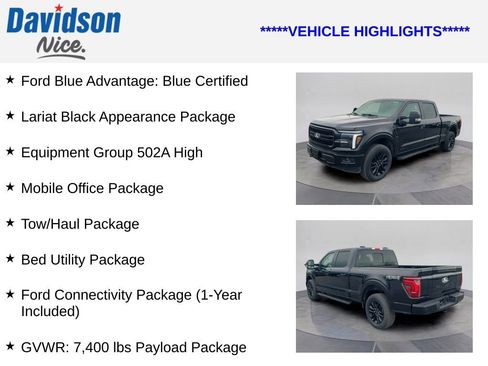 Certified 2026 Ford F150 Lariat w/ Equipment Group 502A High AWD/4WD image 4