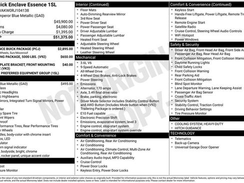 Used 2024 Buick Enclave Essence w/ Experience Buick Package AWD/4WD image 1