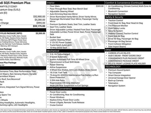 Used 2020 Audi SQ5 Premium Plus w/ Premium Plus Package image 3