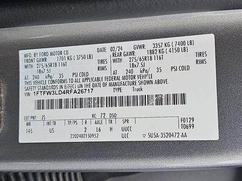 Used 2024 Ford F150 XLT w/ Mobile Office Package AWD/4WD image 35