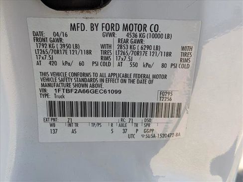 Used 2016 Ford F250 XL w/ XL Appearance Package RWD image 15