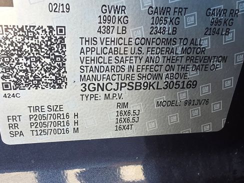 Certified 2019 Chevrolet Trax LT w/ Driver Confidence Package image 34