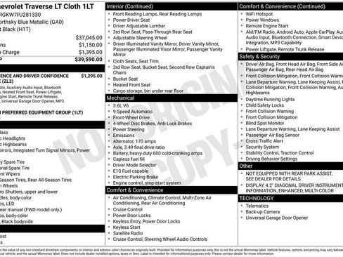 Certified 2023 Chevrolet Traverse LT FWD image 6