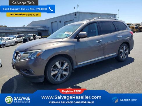 Used 2014 Nissan Pathfinder Platinum w/ Platinum Premium Package FWD image 1